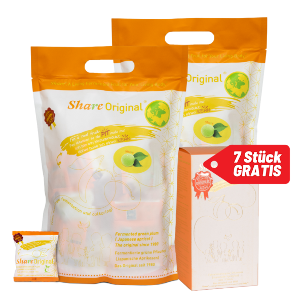 Share Original fermentierte Pflaume 1000g, 7 Stück gratis
