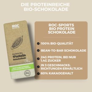 Roc Sports Bio Protein Schokolade 80g – Bild 4