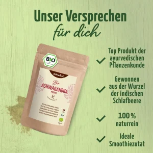 vom Achterhof BIO Ashwagandha Pulver 250g – Bild 6