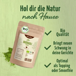vom Achterhof BIO Brokkoli Pulver 100g – Bild 5