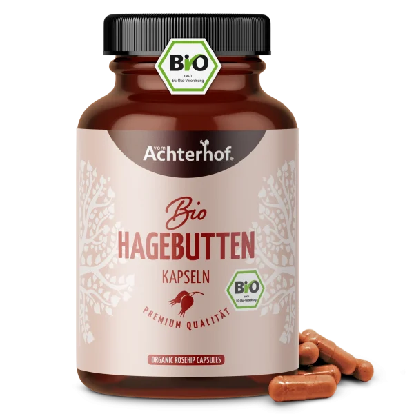 vom Achterhof BIO Hagebutten Kapseln 180 Kapseln