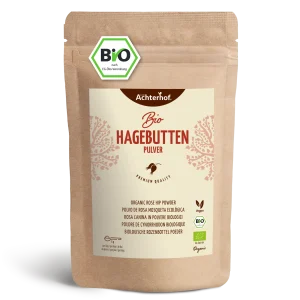 vom Achterhof BIO Hagebutten Pulver 500g – Bild 2