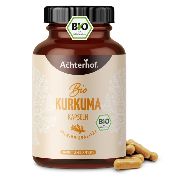 vom Achterhof BIO Kurkuma Kapseln 180 Kapseln