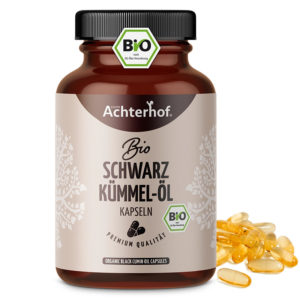 vom Achterhof BIO Schwarzkümmel-Öl Kapseln 400 Kapseln