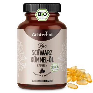 vom Achterhof BIO Schwarzkümmel-Öl Kapseln 400 Kapseln