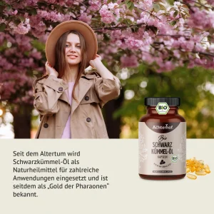 vom Achterhof BIO Schwarzkümmel-Öl Kapseln 400 Kapseln – Bild 6