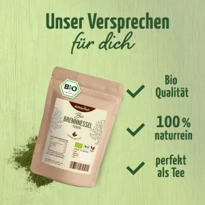 vom Achterhof BIO Brennnessel Pulver 250g – Bild 3