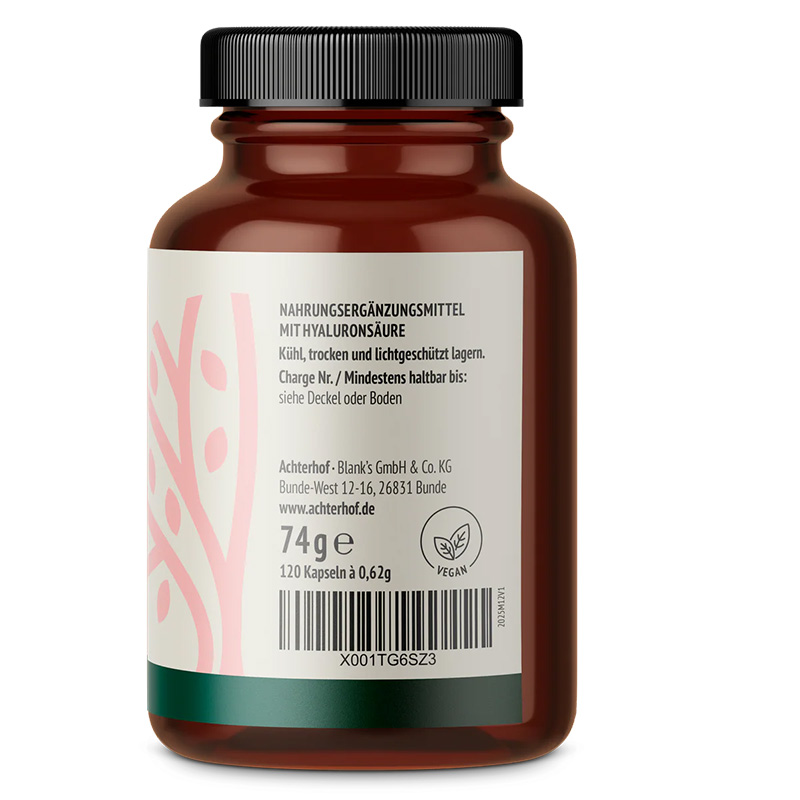 vom Achterhof Hyaluronsäure Kapseln 120 Kapseln – Bild 2